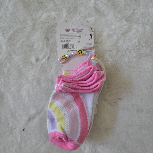 Bundle Little Celebrity Gingerbread Snowflake Plush Robe /10 Pairs Socks - Picture 7 of 7